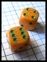 Dice : Dice - 6D Pipped - Yellow Chessex Speckled Lotus - Ebay Jan 2010